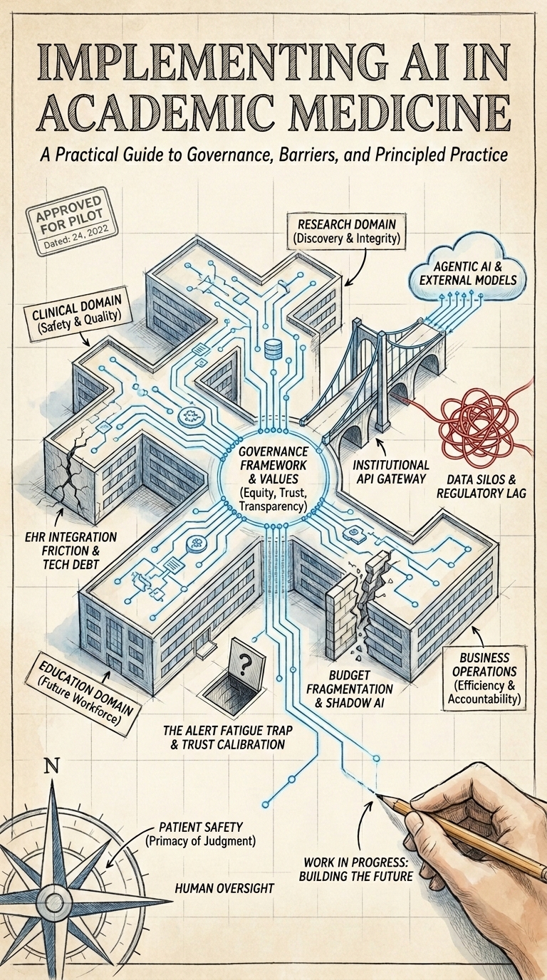 Implementing AI in Academic Medicine